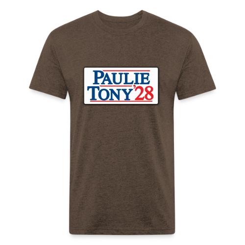 Paulie and Tony for Co-President 2028 - Unisex Poly/Cotton T-Shirt
