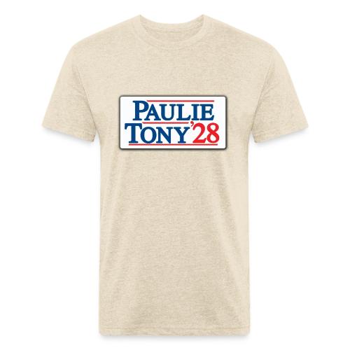 Paulie and Tony for Co-President 2028 - Unisex Poly/Cotton T-Shirt