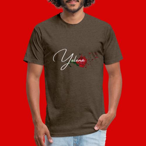 Yelena Logo 2 - Men’s Fitted Poly/Cotton T-Shirt