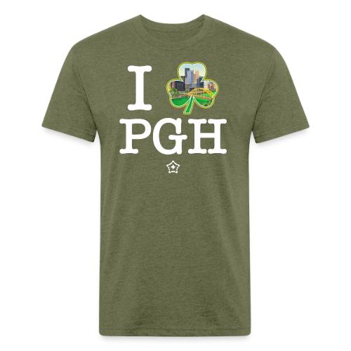 I 'Shamrock' PGH (Green) - Unisex Poly/Cotton T-Shirt