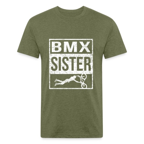 BMX Sister CmD5O - Men’s Fitted Poly/Cotton T-Shirt