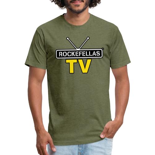 Rockefellas TV Outlined Logo Tee - Unisex Poly/Cotton T-Shirt