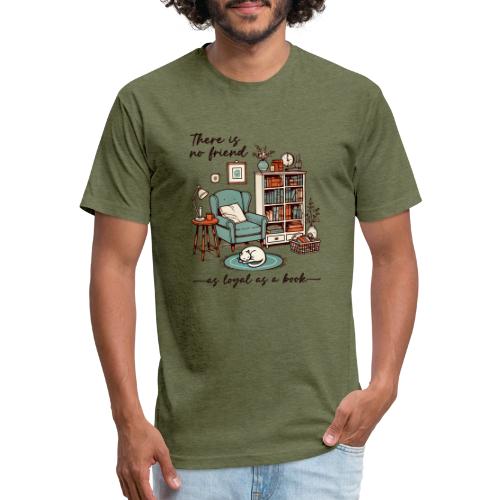 A Book is a Loyal Friend - Cozy Reading Nook - Unisex Poly/Cotton T-Shirt