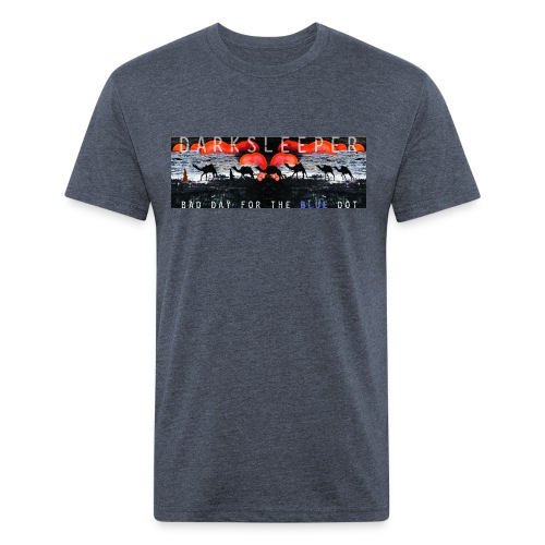Dark Sleeper Tshirt 1 - Men’s Fitted Poly/Cotton T-Shirt