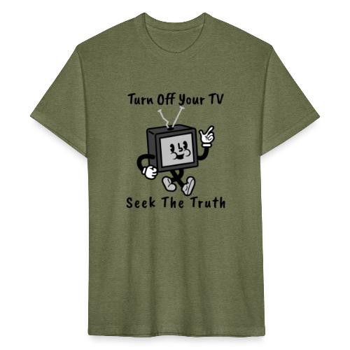 Seek the Truth - Fitted Cotton/Poly T-Shirt by Next Level