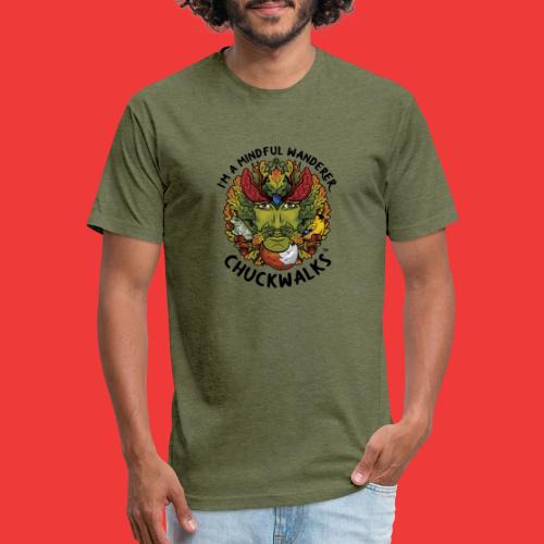 I'm A Mindful Wanderer -black text for light items - Unisex Poly/Cotton T-Shirt