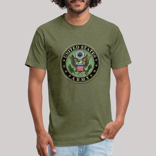 Worn US Army Seal - Unisex Poly/Cotton T-Shirt
