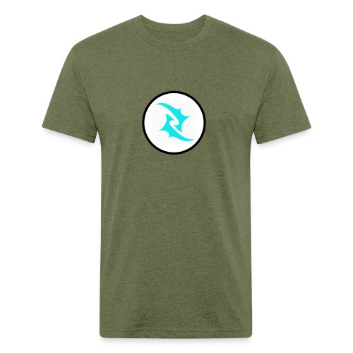 Runes Logo MERCH - Men’s Fitted Poly/Cotton T-Shirt