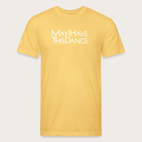 MAYI white logo - Unisex Poly/Cotton T-Shirt