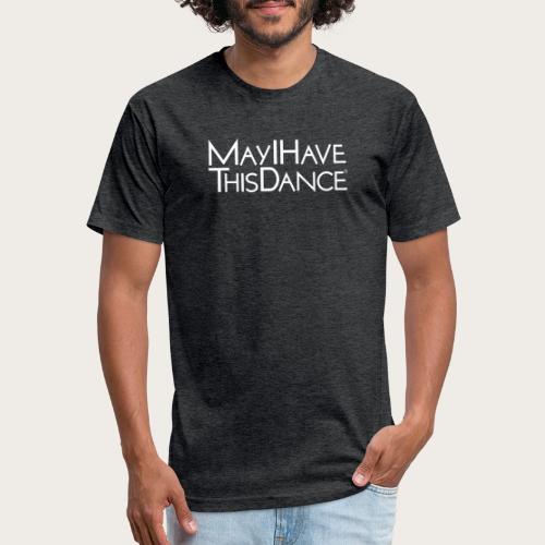 MAYI white logo - Unisex Poly/Cotton T-Shirt