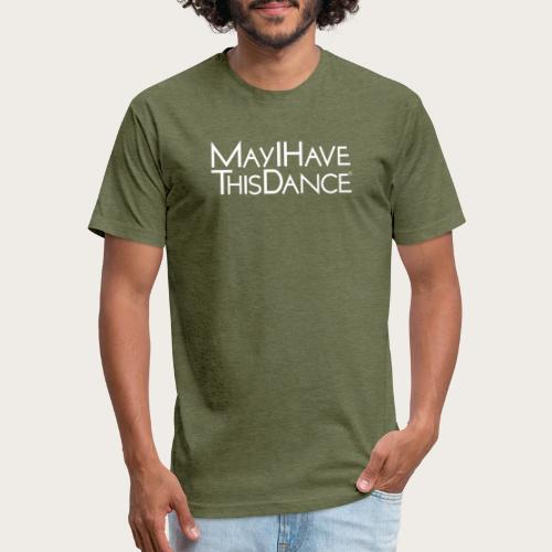 MAYI white logo - Unisex Poly/Cotton T-Shirt