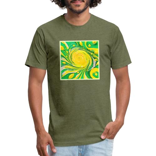 Lemon Tornado Design - Unisex Poly/Cotton T-Shirt