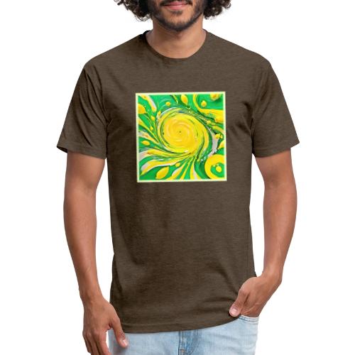 Lemon Tornado Design - Unisex Poly/Cotton T-Shirt