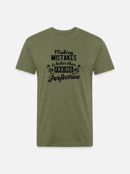 Business Motivation Quotes - Unisex Poly/Cotton T-Shirt - heather military green