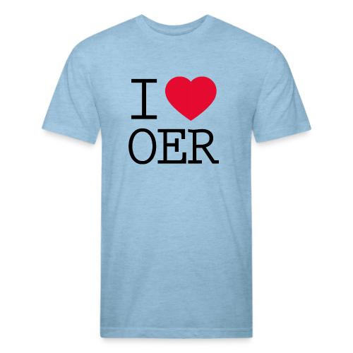 I love OER - Unisex Poly/Cotton T-Shirt