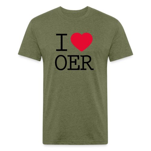 I love OER - Unisex Poly/Cotton T-Shirt