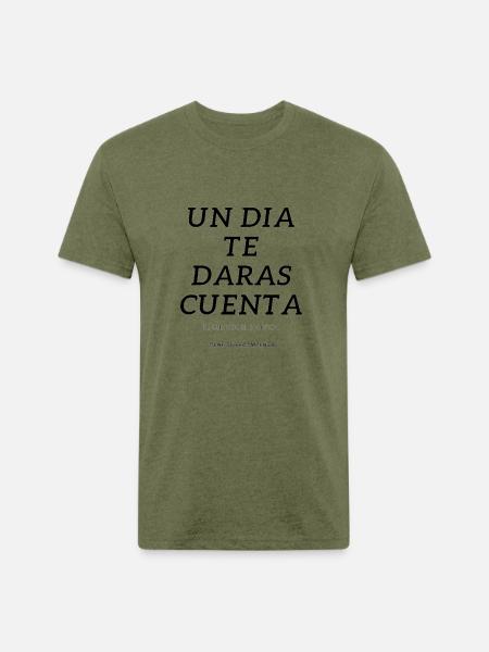 Sacrifice is reward - Unisex Poly/Cotton T-Shirt - heather military green