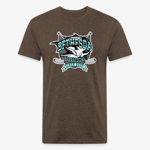 Bethesda Barracudas Hockey Series: Since 2020 - Men’s Fitted Poly/Cotton T-Shirt