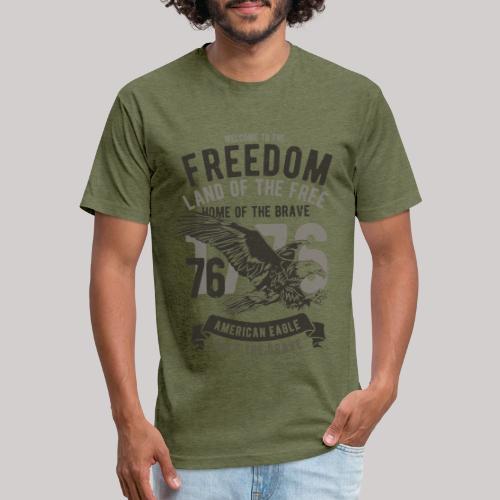 Welcome To The Freedom - Unisex Poly/Cotton T-Shirt