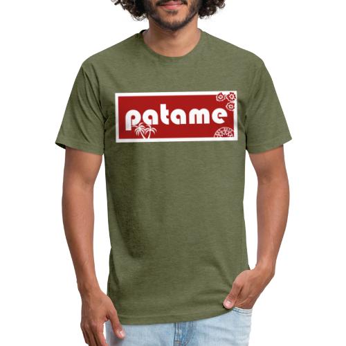 Patame ALOHA Old School - Men’s Fitted Poly/Cotton T-Shirt