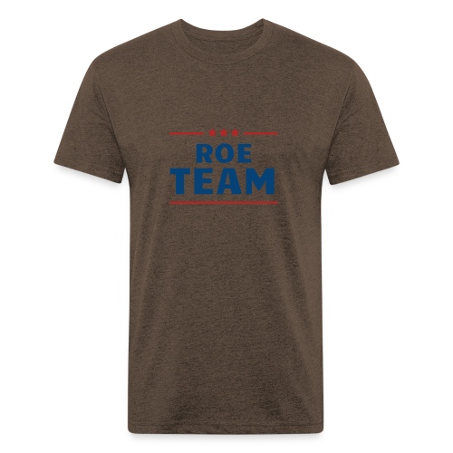 Roe Team - Men’s Fitted Poly/Cotton T-Shirt