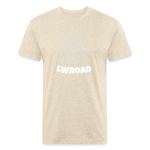 LWRoad White Logo - Fitted Cotton/Poly T-Shirt by Next Level