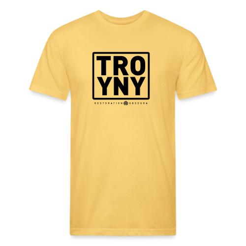 TROY NY Cube - Unisex Poly/Cotton T-Shirt