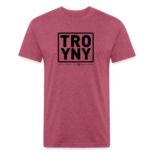 TROY NY Cube - Unisex Poly/Cotton T-Shirt