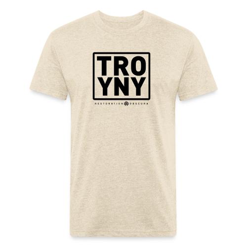 TROY NY Cube - Unisex Poly/Cotton T-Shirt