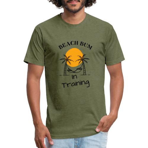 Beach Bum In Training - Fitted Cotton/Poly T-Shirt by Next Level