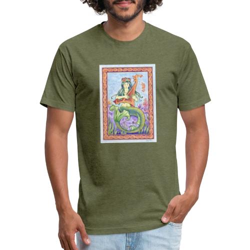Mermaid Musician - Unisex Poly/Cotton T-Shirt