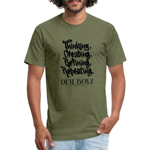 Thinking, Creating, Refining, Repeating - Unisex Poly/Cotton T-Shirt