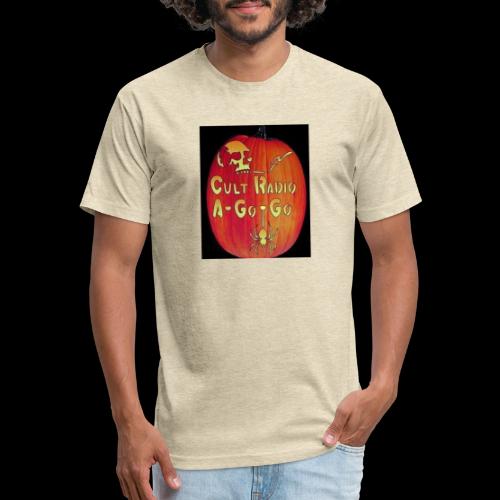 Cult Radio Jack-O-Lantern - Men’s Fitted Poly/Cotton T-Shirt