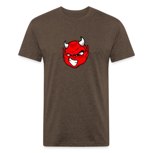 Rebelleart devil - Men’s Fitted Poly/Cotton T-Shirt