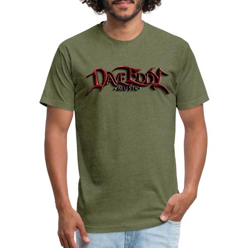 Dave Eddy Metal Logo - Men’s Fitted Poly/Cotton T-Shirt