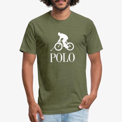 bike polo - Men’s Fitted Poly/Cotton T-Shirt