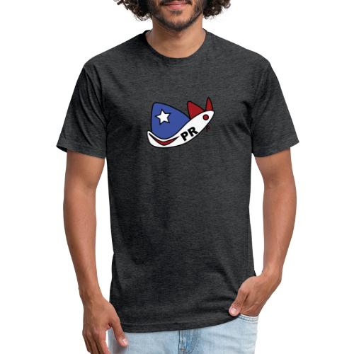 Puerto Rico Air - Men’s Fitted Poly/Cotton T-Shirt