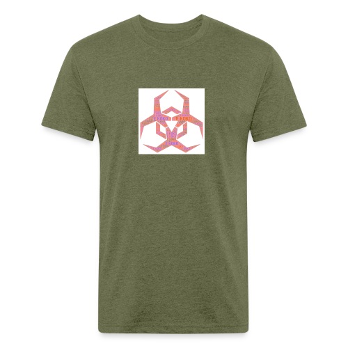 Nuclear Desing - Men’s Fitted Poly/Cotton T-Shirt