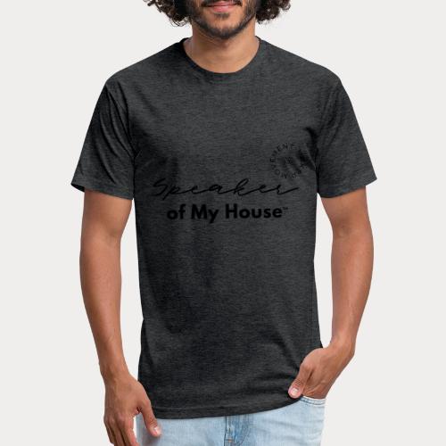 Speaker of My House - Men’s Fitted Poly/Cotton T-Shirt