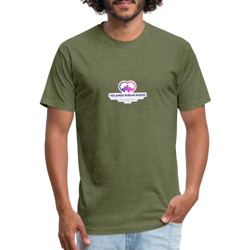 LOGOYFabianRadio - Men’s Fitted Poly/Cotton T-Shirt