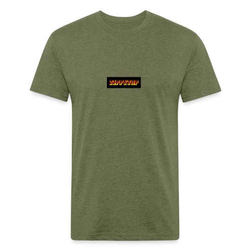 clothing brand logo - Men’s Fitted Poly/Cotton T-Shirt