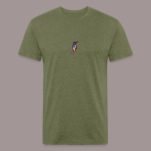 Sparrow USA Colorway - Men’s Fitted Poly/Cotton T-Shirt