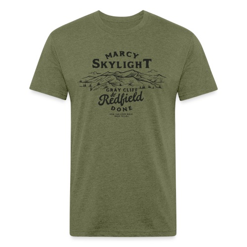 Marcy, Skylight, Gray, Cliff, & Redfield - Fitted Cotton/Poly T-Shirt by Next Level
