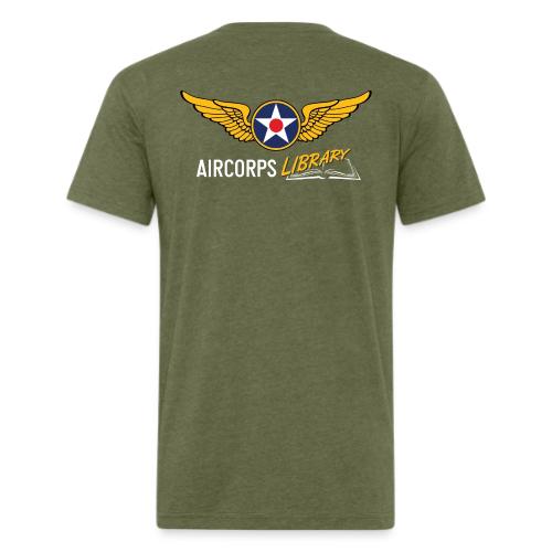 AirCorps Library Front and Back Logo - Unisex Poly/Cotton T-Shirt