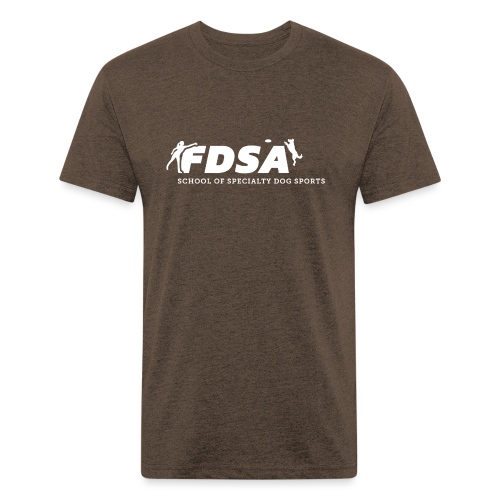 FDSA School of Specialty Dog Sports - Fitted Cotton/Poly T-Shirt by Next Level