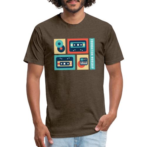 Cassette - Fitted Cotton/Poly T-Shirt by Next Level