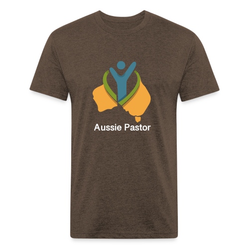 Aussie Pastor - Fitted Cotton/Poly T-Shirt by Next Level