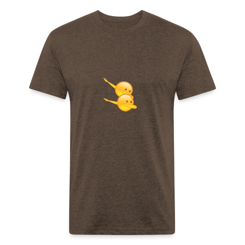 Dab Face Meme - Fitted Cotton/Poly T-Shirt by Next Level