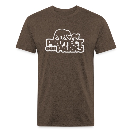 Protect Our Parks - Fitted Cotton/Poly T-Shirt by Next Level