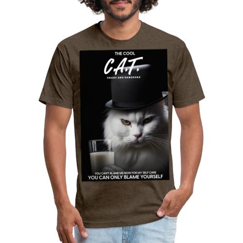 The Cool Cat - Unisex Poly/Cotton T-Shirt